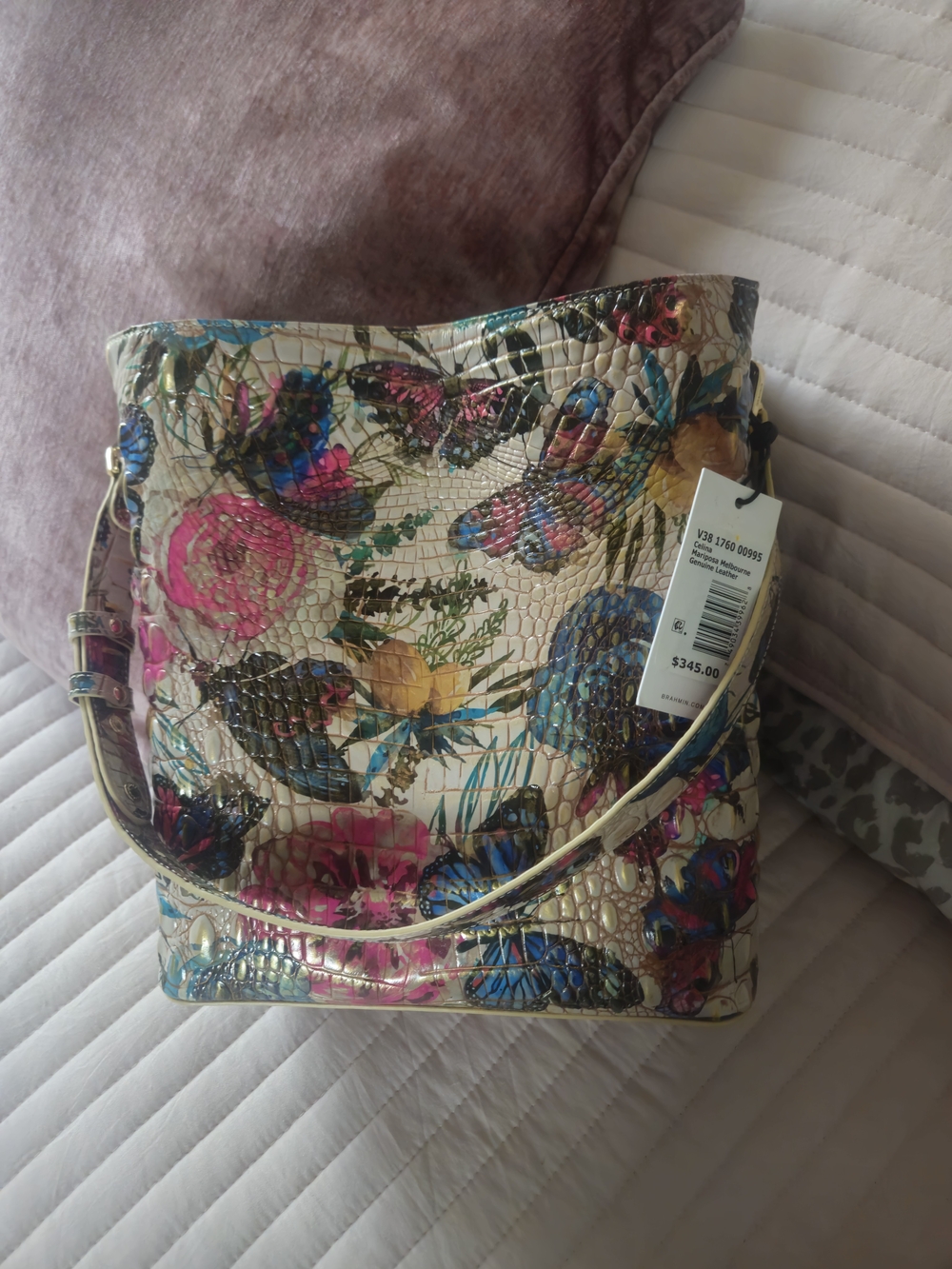 Brahmin Mariposa Celina Bucket Bag NWT - Picture 3 of 4